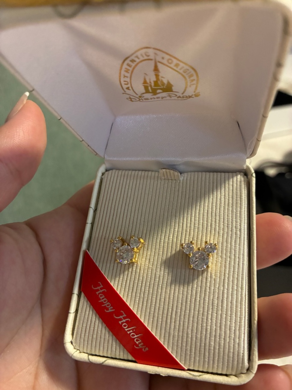 Disney Mickey Crystal Stud Earrings
